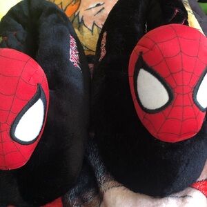 Spider-Man Black and Red Slippers